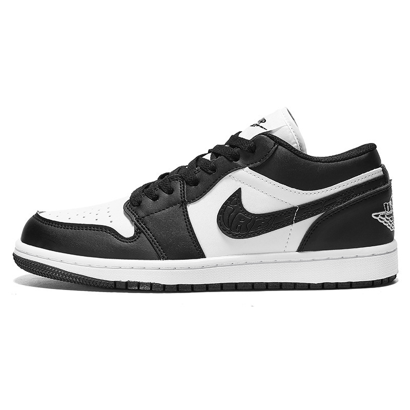 Fábrica de venta directa de Putian AJ zapatos de hombre de alto perfil marrón oscuro barbado zapatos de skate de mujer negro y blanco panda zapatos deportivos casuales mujeres
