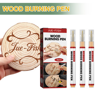 Jue-Fish Wood Burning Pen Set Children's DIY Pyrography Pen Wood Marking Wood Burning Marker Pen Set