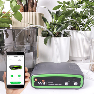 WIFI intelligent double pump automatic watering device mobile phone remote control watering device balcony flower gardening potted irrigation