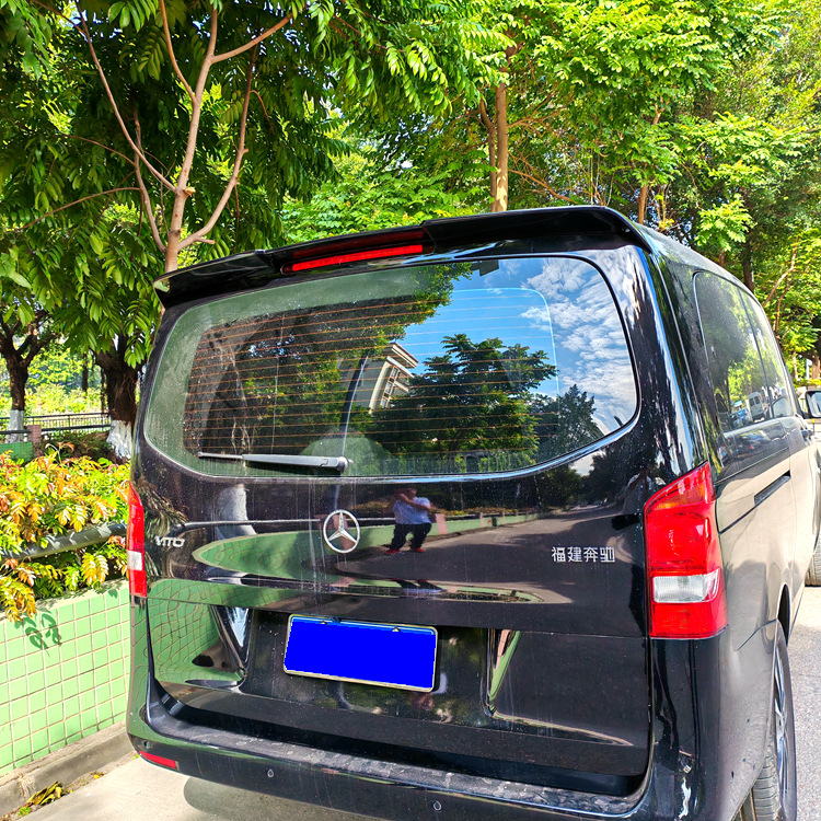 Suitable for 2016-2024 Mercedes-Benz Vito Rear Wing New V260/260L Modified and Upgraded Top Wing Fixed Wing