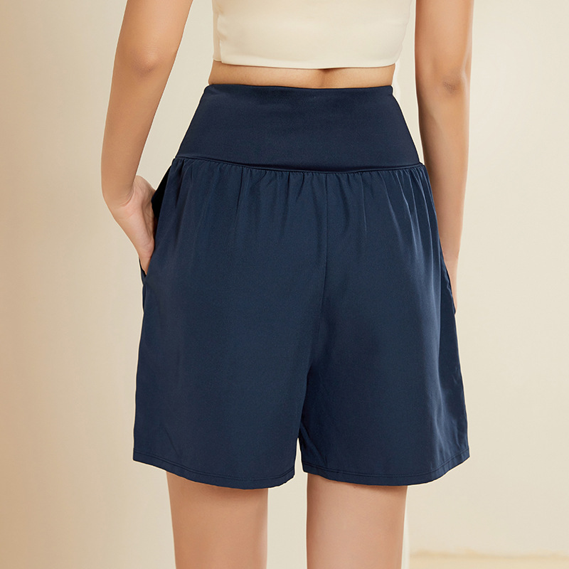 Southeast Asia Foreign Trade Cross-Border Five-Point Shorts Spring and Summer Fitness Quick-Drying Loose Casual Yoga Mid-Length Sports Shorts for Women