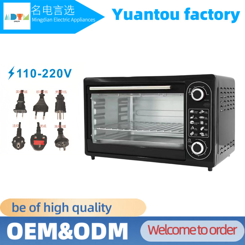Cross-Border Export Electricoven English 48L/25L/Electric Oven Multi-Function Baking Can Be Reserved Intelligently