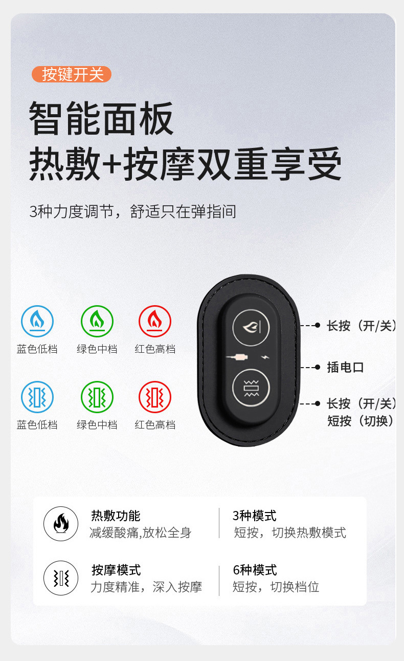 Factory Direct Sales High-End Car Massage Headrest Memory Foam Seat Neck Pillow Lumbar Support Car Lumbar Support Pillow
