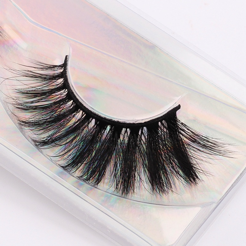 11g Weight False Eyelashes Makeup Tools Types 1 Pair Quantity Imitation Mink Material Eye Pattern Eye Imitation Mink False Eyelashes 1 Pair 2