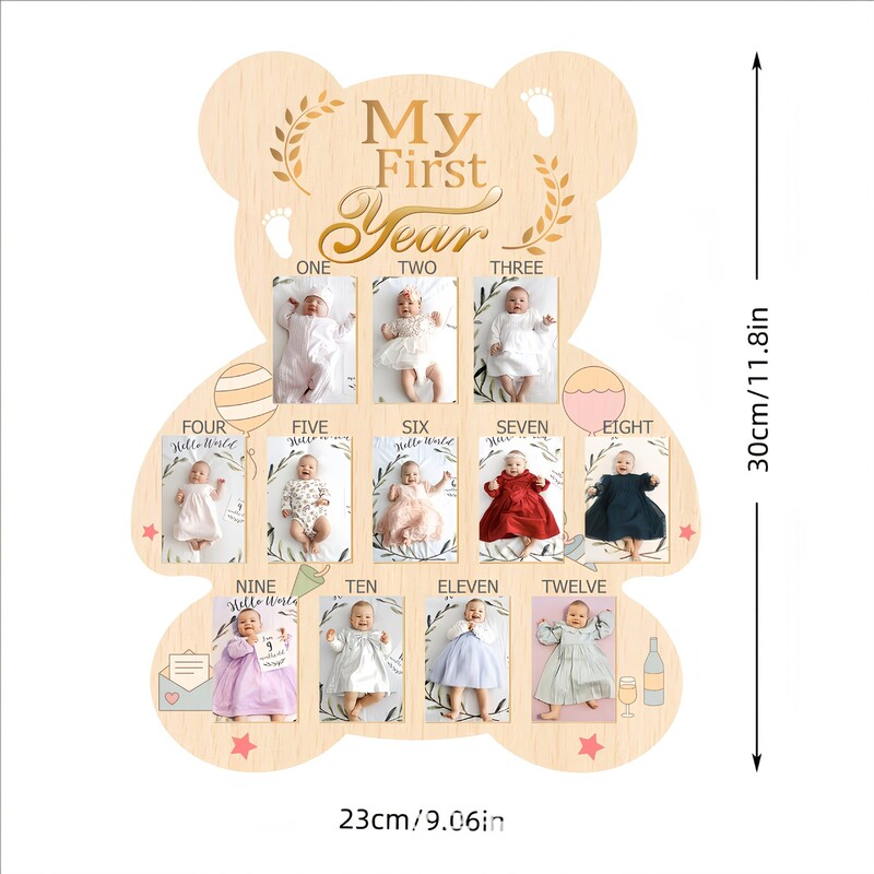 Cross-Border Best-Selling Wooden Crafts, Father's Day and Mother's Day Commemorative Photo Frames