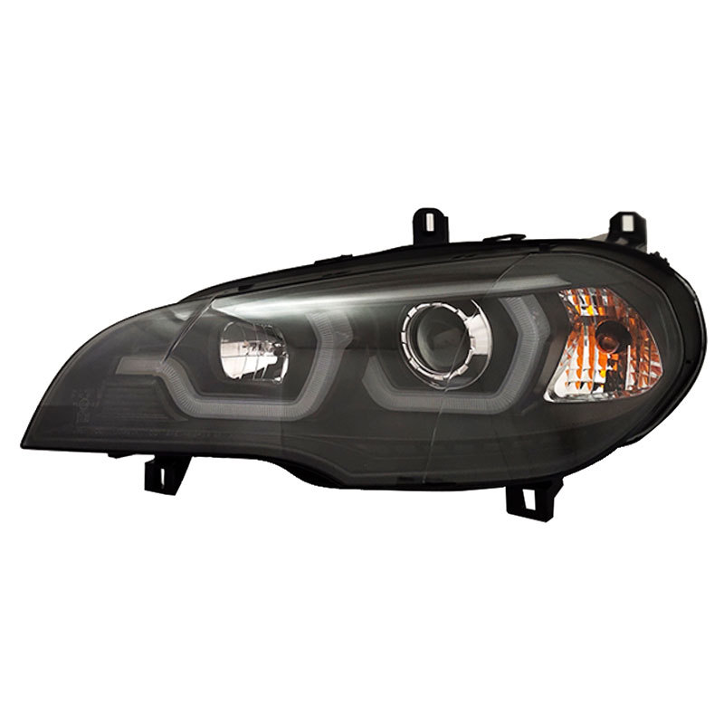 BMW Headlight Assembly LED For 07-13 BMW X5 E70 Upgrade (Vehicle HID Xenon Lamp) - headlight-low-beam-xenon-high-beam-led-pair-pair-bmw-x5-imported2007-2013