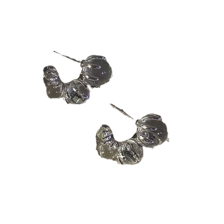 Summer small design earrings from pearl