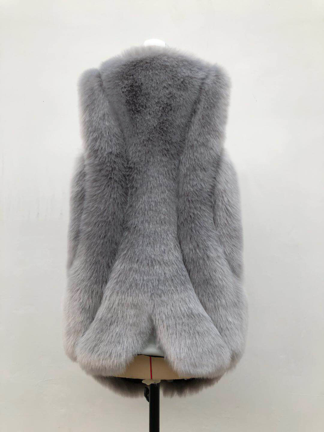 Damen Kunstfellweste Für Herbst Und Winter Modische Freizeitmode_voghion.com