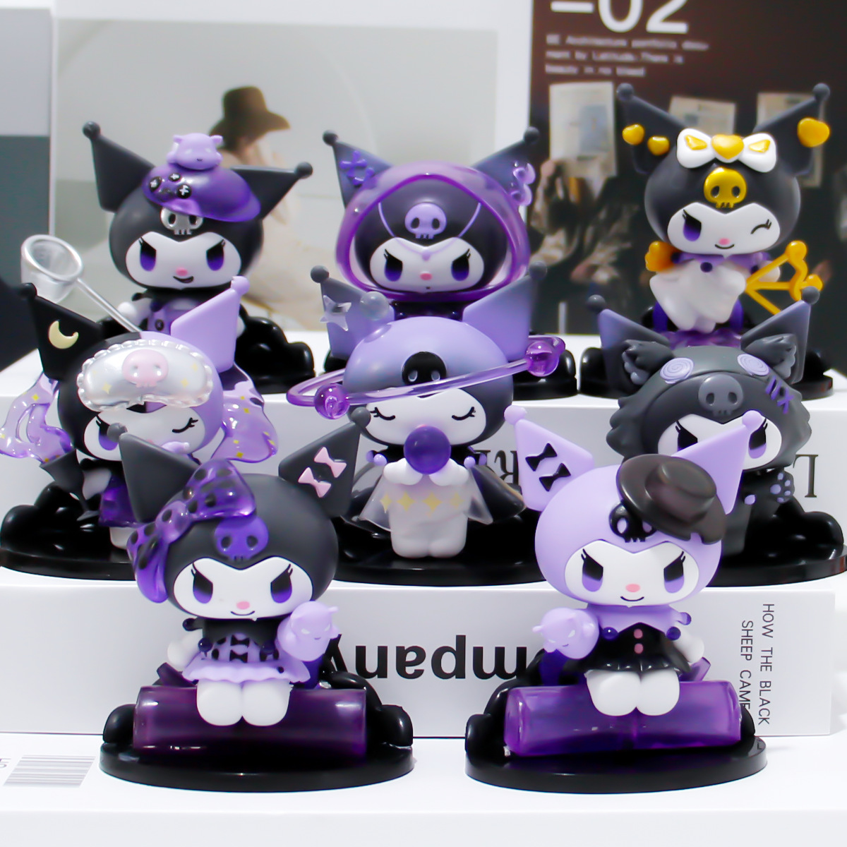 库洛米美乐蒂三丽鸥便签系列盲盒手办卡通潮玩公仔摆件娃娃机玩偶