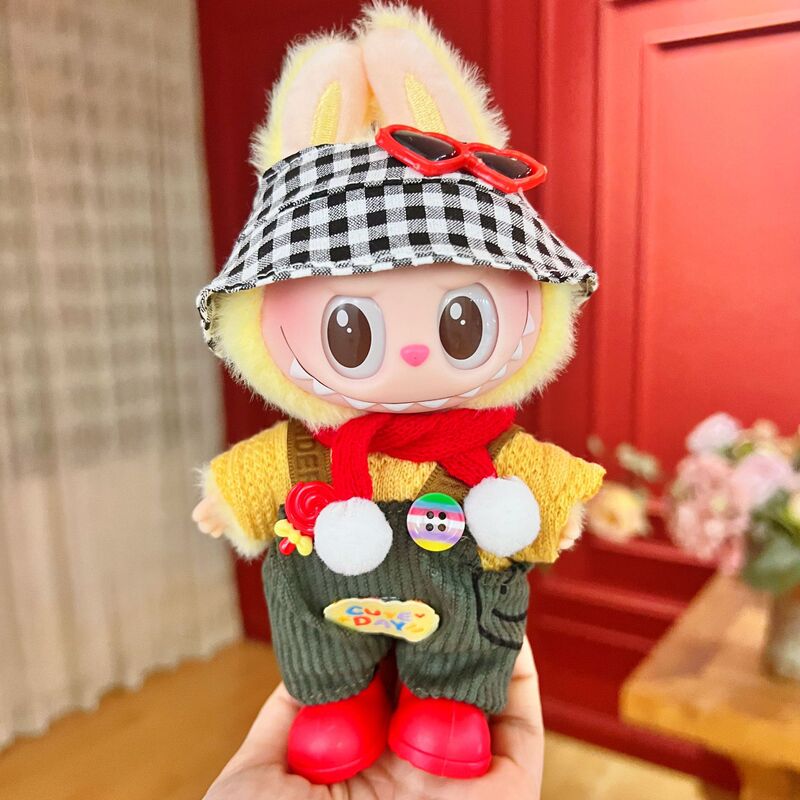 ラブブベビー服のみ 17cm ビニールフェイスドール ラブブシートパーティー 一世代と二世代の着替えセット|undefined