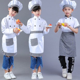 Children's Children's Chef Costume Costume Costume COS Chef Cosplay Costume