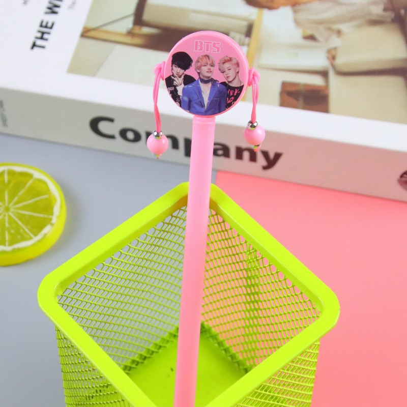 Creativo pequeño papelería fresca personaje sonajero pluma de góner dibujos animados estudiante herramienta de escritura pluma a base de agua al por mayor