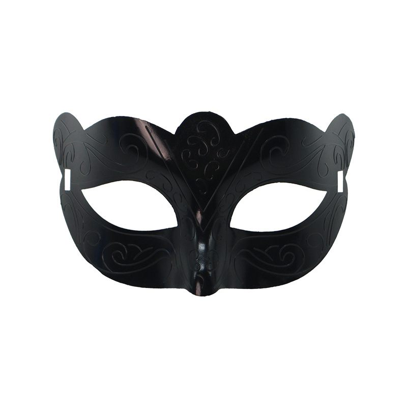 Venta caliente transfronteriza galvanoplastia calada Carnaval de Halloween multicolor de media cara Los hombres admiten máscara de fiesta máscara de bar