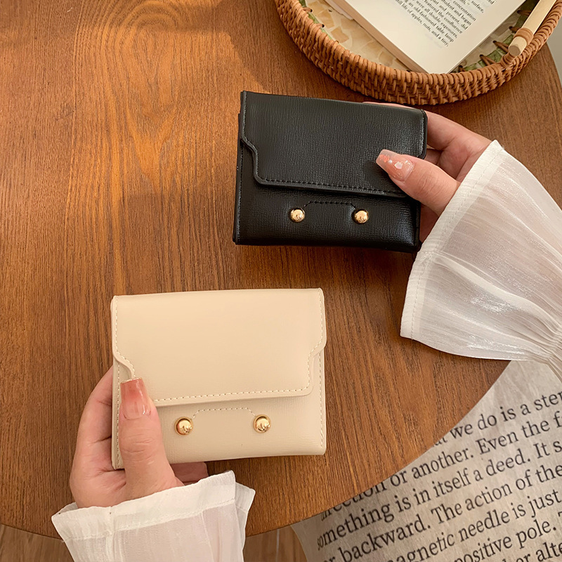 2025 New Women's Wallet Women's High-end Short Wallet Student Women's Instagram Wallet Wholesale Wallet