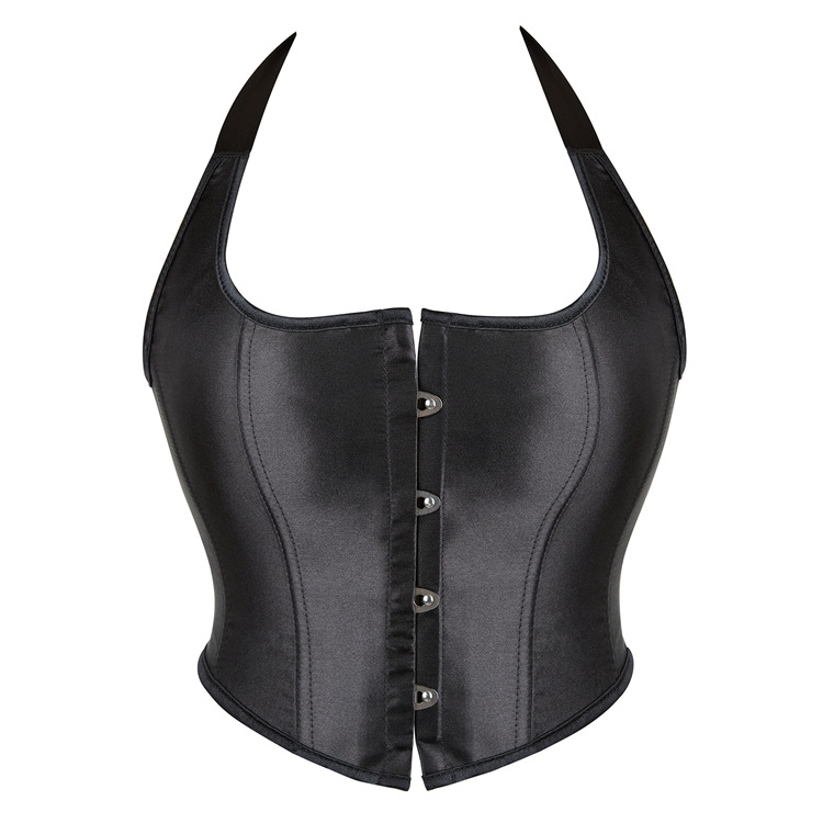 Waist Trainer Corset Steampunk Bustiers Corset Sexy Leather Gothic Clothing Corselet Top Burlesque Push Up Bras Women Bra Tops