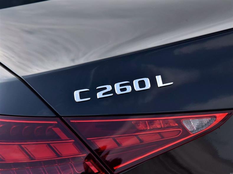 Mercedes-Benz E300L C260L C200L rear emblem, custom lettering for car decoration, E-Class and C-Class black rear car sticker