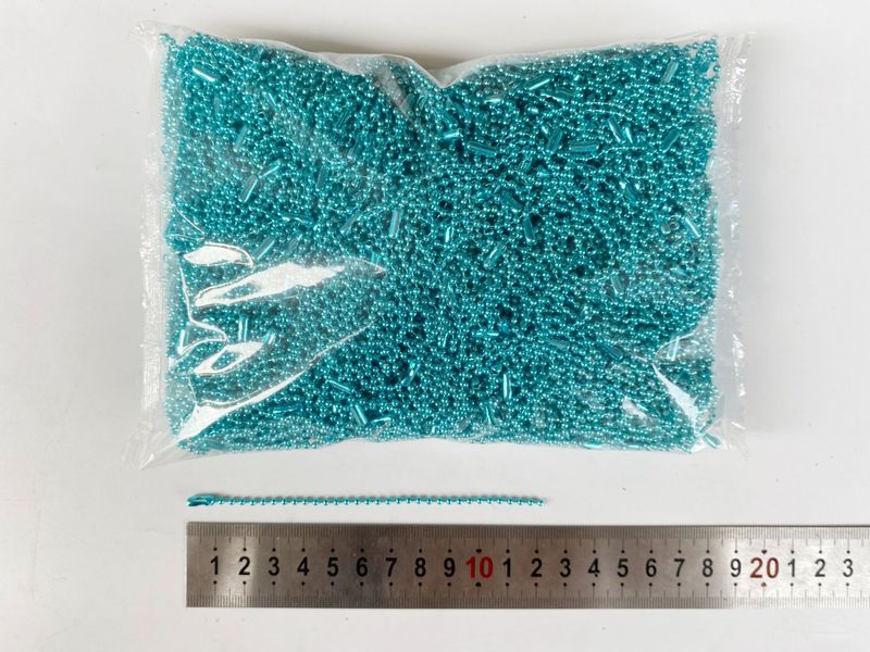 カラー電気泳動ウェーブビーズチェーン金属 12 センチメートル卸売 DIY アクセサリー荷物電気泳動ビーズチェーン義烏アクセサリーメーカー|undefined
