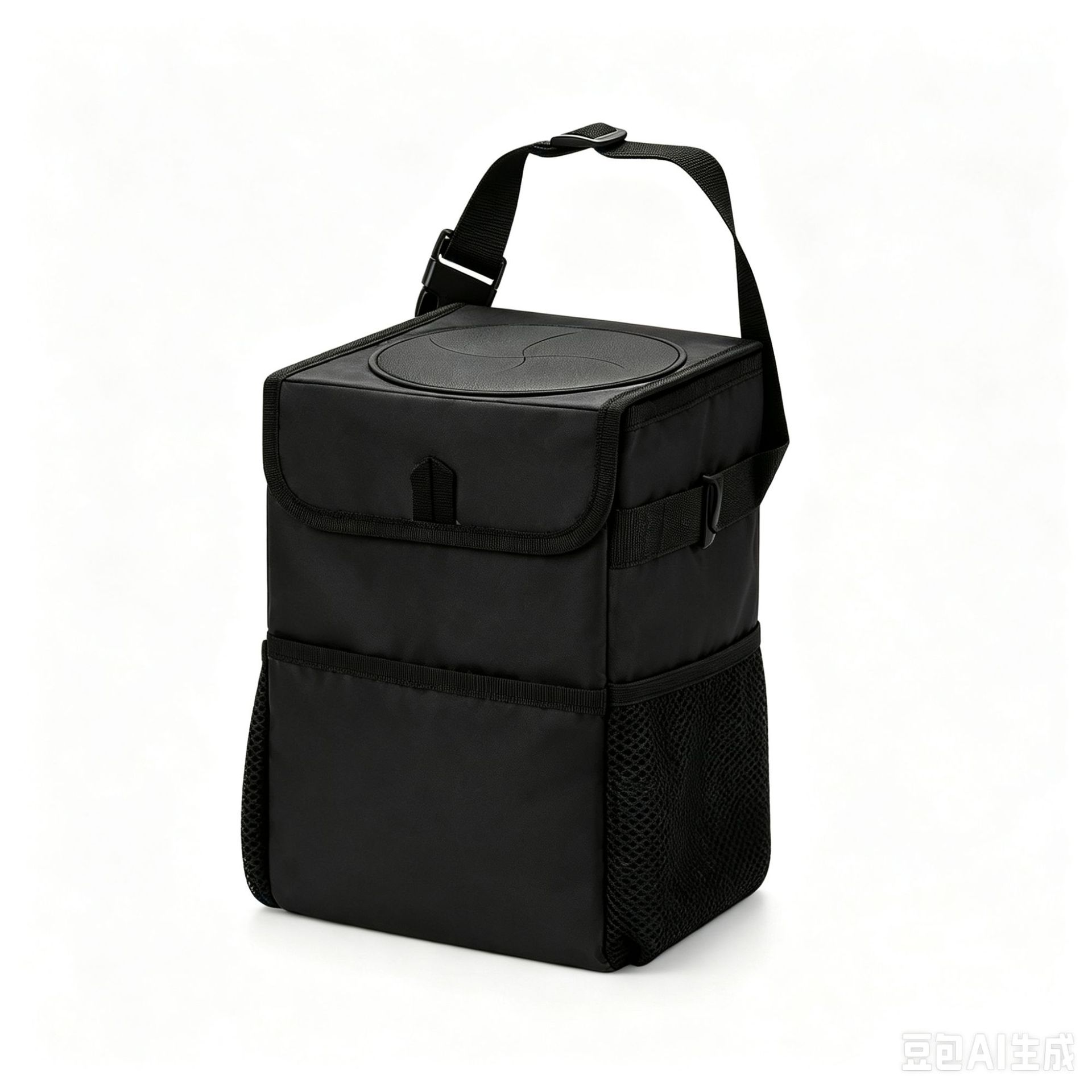Amazon popular coche basura puede basura del coche puede plegable caja de almacenamiento de coche fábrica directa image 3