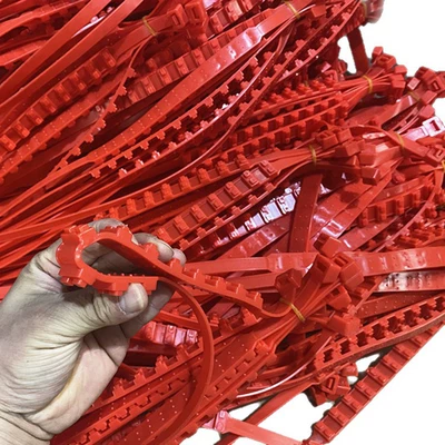 Free Sample Car Tire Anti-Skid Chain Car Off-Road Vehicle Universal Snow and Mud Escape Anti-Skid Tie (Tire snow chain) - red-10-pieces