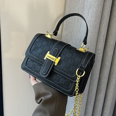 Korean Version Trendy Versatile Shoulder Handbag for Women 2022 Fashion Style Simple Single Shoulder Crossbody Bag Casual Small Square Bag Trend