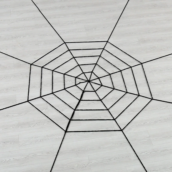 Large 5 circles 2.5 meters black 70g