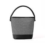 外贸亚马逊欧美东南亚跨境简约拼色水桶包女包