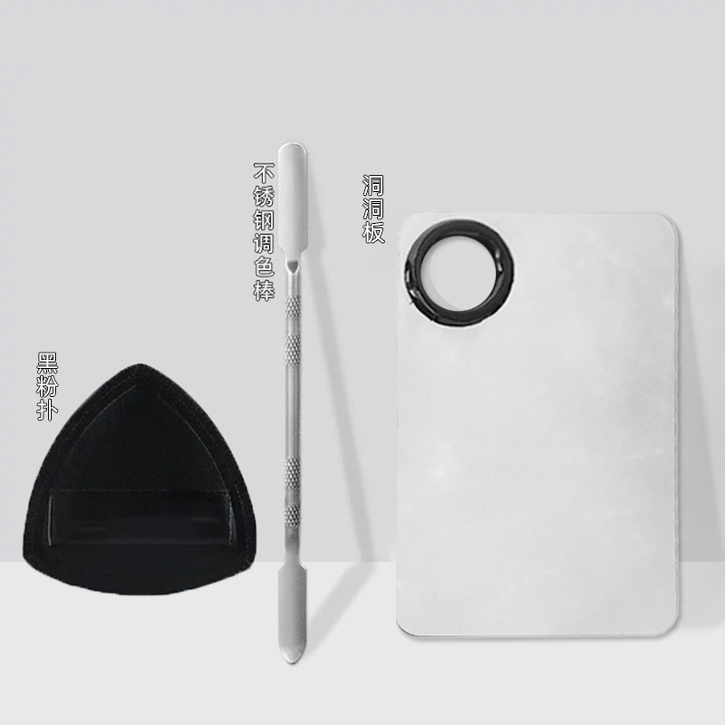 Cepillo de base en línea, conveniente herramienta de maquillaje, cepillo de mascarilla, base líquida de rubor, polvo suelto, maquillaje de belleza, cabello suave sin costuras, novato