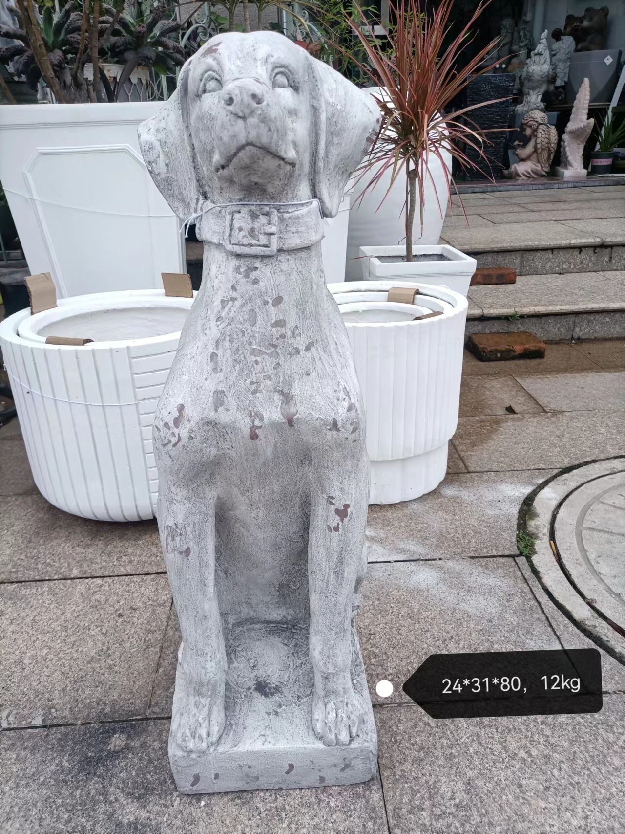 산화마그네슘 대형견 장식품