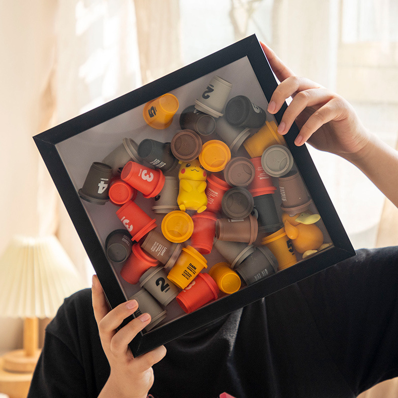 Storage box display photo frame diy specimen car building blocks blind box storage A3 three-dimensional hollow display photo frame Storage box display photo frame diy specimen car building blocks blind box storage A3 three-dimensional hollow display photo frame