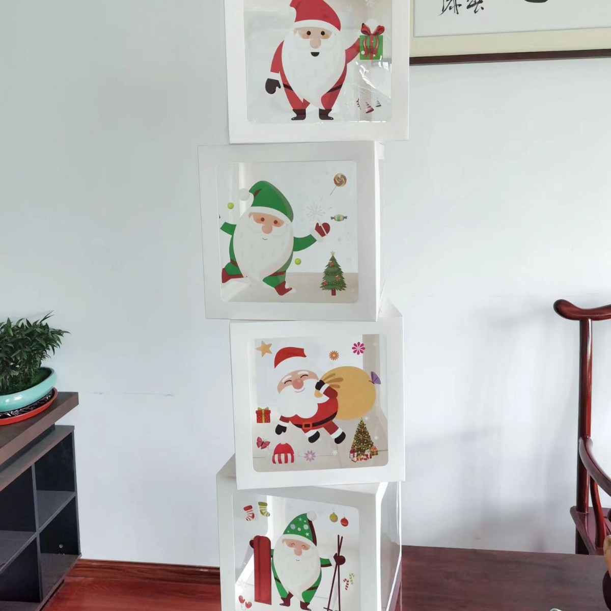 Bebé Sorpresa caja en línea celebridad transparente globo caja amor confesión boda cumpleaños escena diseño decoración fiesta caja