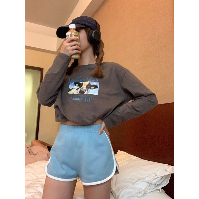 파란색