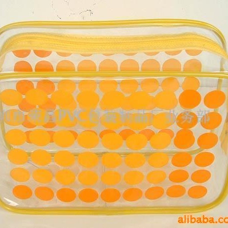 PVC电压胶骨袋拉链袋拉链袋化妆品袋收纳袋PVC包装袋化妆品专用袋