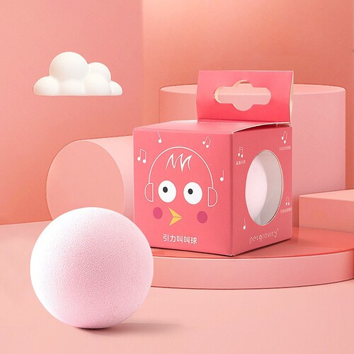 Kitten Gravity Meowing Ball Toy Funny Cat Ball Cat Mint Sound Grinding Teeth Resistant Bite Self-Happiness Relief Boredom Pet Supplies