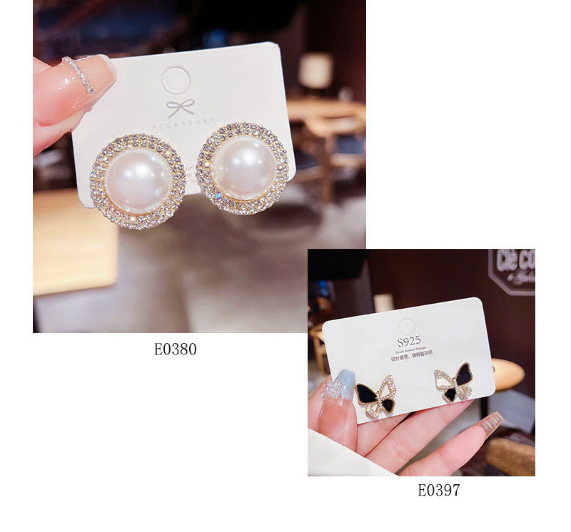 16g Weight Artificial Pearls, Zircon Inlay Material Drop Earrings Classification 1 Pair Quantity Daily Occasion Copper Material Star, Heart Shape Pattern Women'S Gender Plating Design Fashion Style Fashion Star Heart Shape Copper Plating Artificial Pearls Zircon Drop Earrings 1 Pair 16