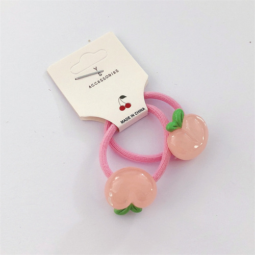 2 packs of new pairs of headbands for children, jelly-colored fruit hairbands, baby girls’ rubber band hairbands, hairbands