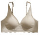 Original Japanese One-piece Fixed Cup Non-marking Underwear Women's Push-up Small Chest Thin Breathable Non-empty Cup Bra
