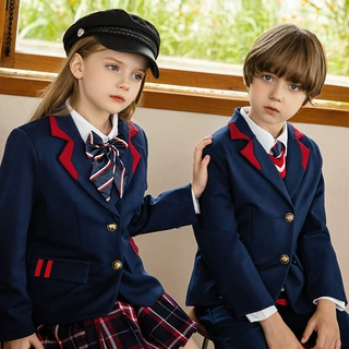 2021校服学生西装套装英伦风幼儿园园服儿童班服学院学生校服