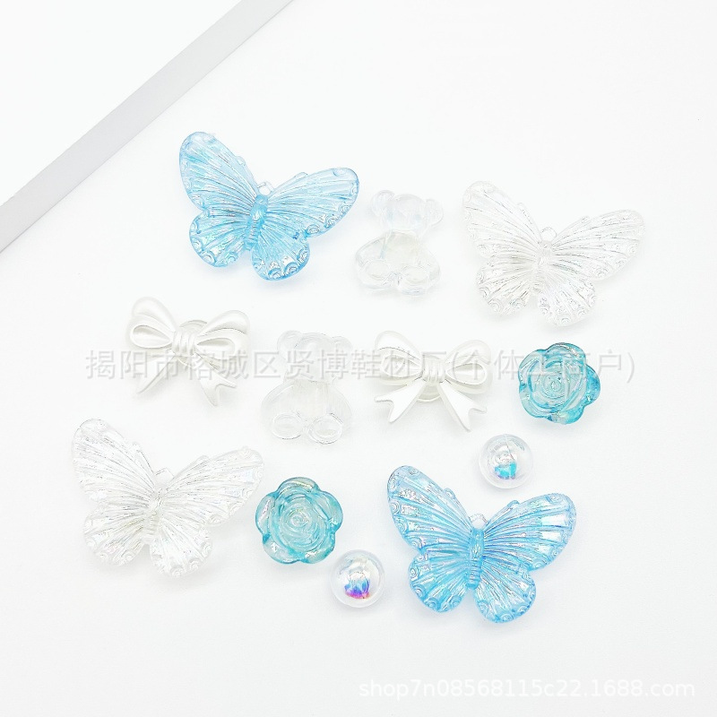 クロスボーダー 2025 下駄靴花装飾アクセサリー PVC ソフトプラスチック DIY 靴バックル卸売工場直接供給|undefined