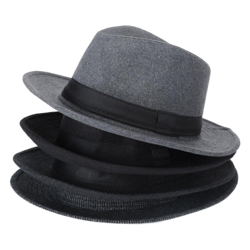 2020 otoño e invierno nuevo sombrero de lana de mediana edad y ancianos sombrero de caballero sombrero de hombre fábrica al por mayor entrega de una pieza