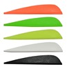Manufacturer supply TPU bow and arrow feathers multi -size 2.5 3 4 5 inches multi -color plastic feathers