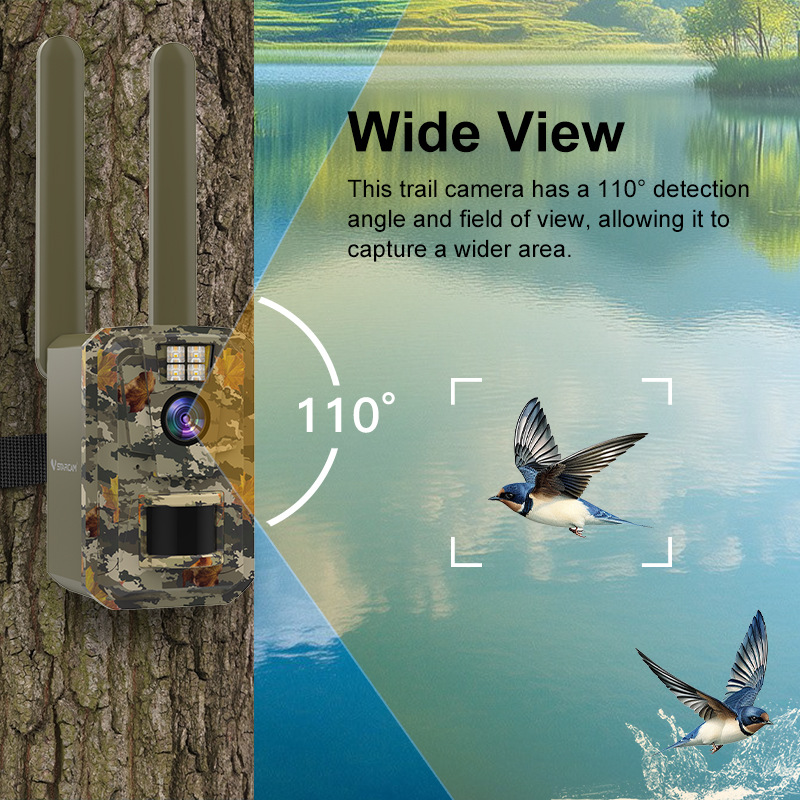 Amazon al aire libre 4G monitor solar protección forestal HD infrarrojos visión nocturna detección cámara de caza