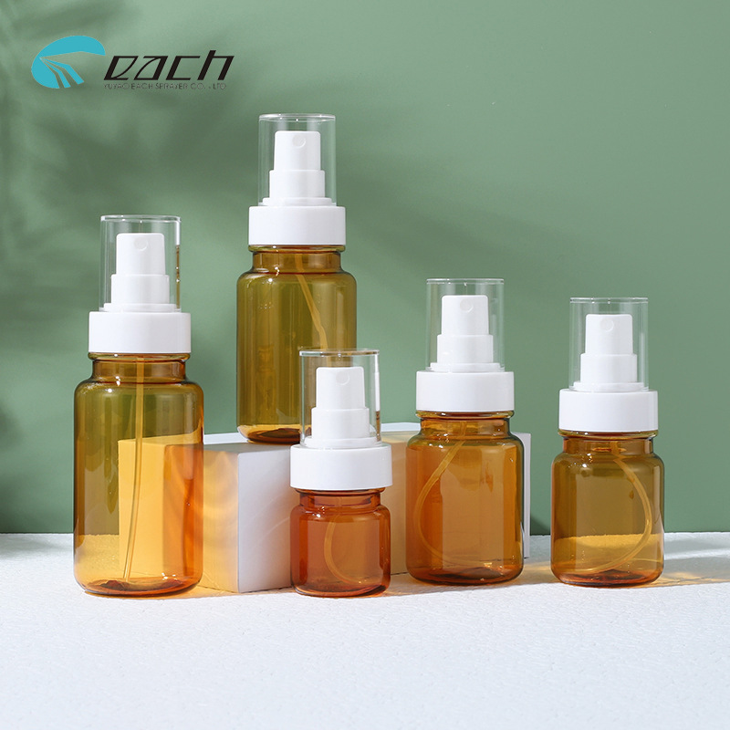供应40-170多规格药妆瓶PETG化妆品真空乳液瓶便携式按压喷雾瓶