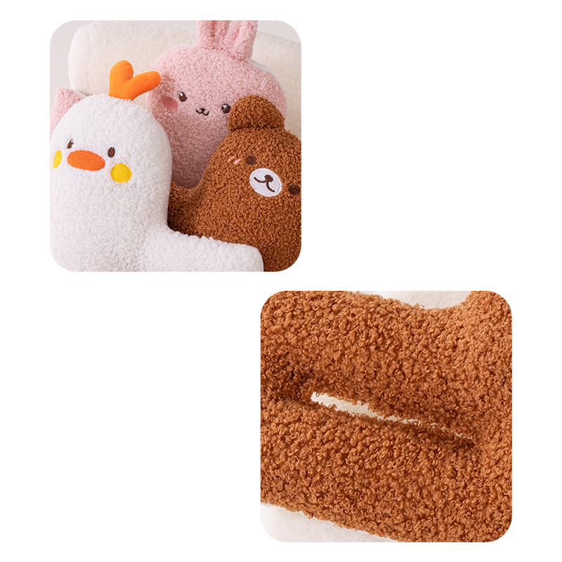 Decoración de automóviles eléctricos accesorios pequeños asiento de bebé para niños cabeza de muñeca almohadilla protectora mango delantero muñeca anticolisión image 3