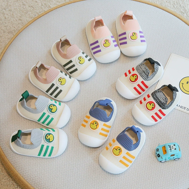 Детская обувь для малышей, весенне-летняя детская нескользящая детская обувь на мягкой подошве, тонкие носки, детская обувь Feiweiniu для мальчиков