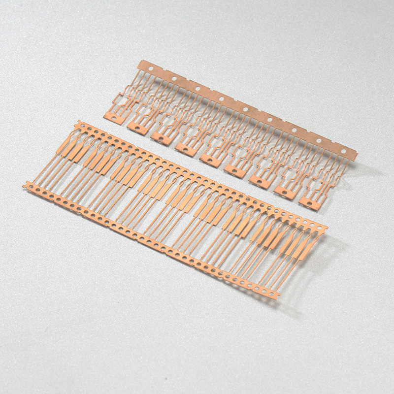 宁波厂家定制五金冲压件网络端口精密接插件冲压纯铜跨境专供代工