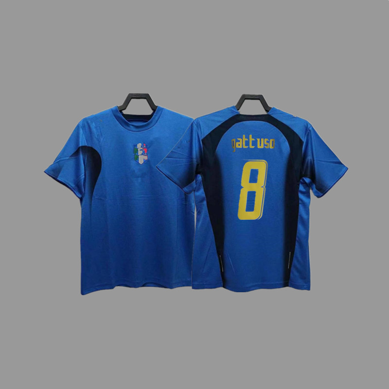 レトロジャージサッカーユニフォームイタリアユニフォームマルディーニバッジョピエロトッティカンナバロジャージ|undefined