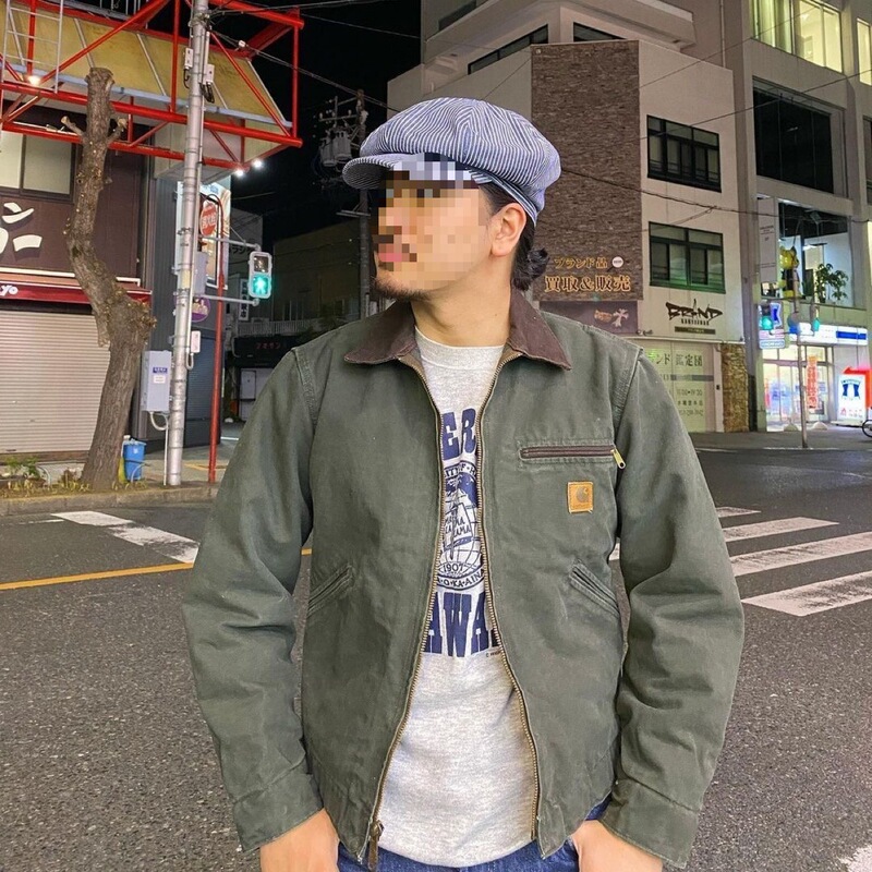 J97 European and American High Street Carhartt Detroit Washed Retro Loose Casual Lapel Jacket Men's Style
