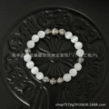 White cat's eye-eight beads