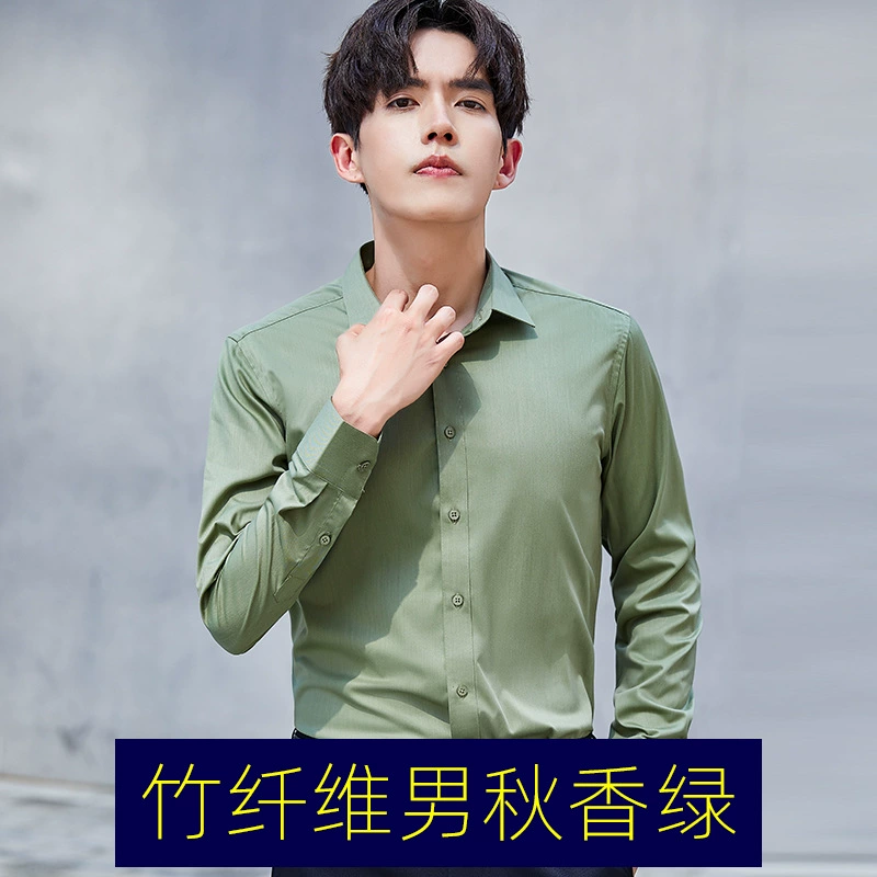 Elastic blue black shirt, white long-sleeve for work