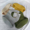 Manufactor goods in stock wholesale baby soft silica gel Bibs Infants waterproof Bib
